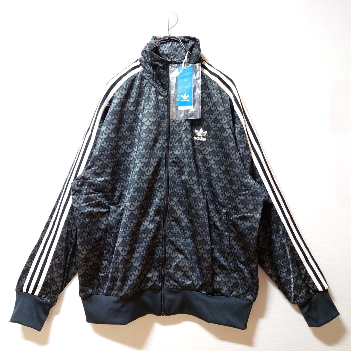 新品 adidas 黒3XL モノグラム ファイヤーバードトラック 新品 adidas 黒3XL モノグラム ファイヤーバードトラック