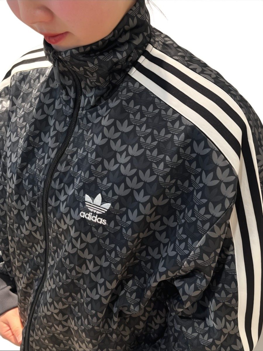 新品 adidas 黒3XL モノグラム ファイヤーバードトラック 新品 adidas 黒3XL モノグラム ファイヤーバードトラック