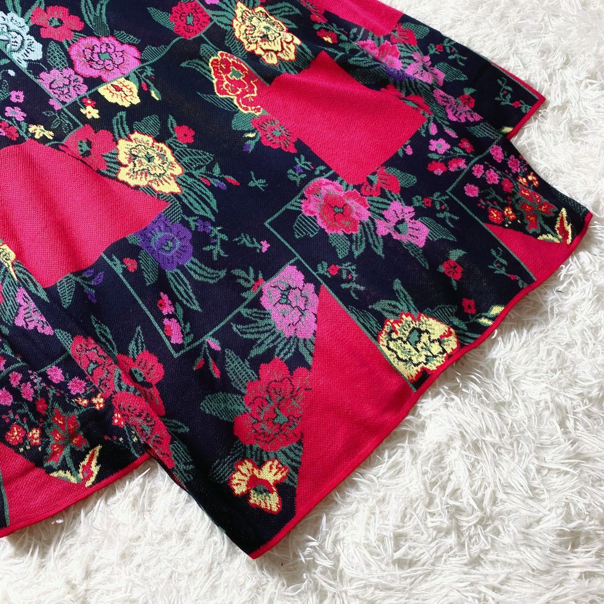4 希少デザイン ケンゾー ヴィンテージ 花柄刺繍 ニット 4 希少デザイン ケンゾー ヴィンテージ 花柄刺繍 ニット