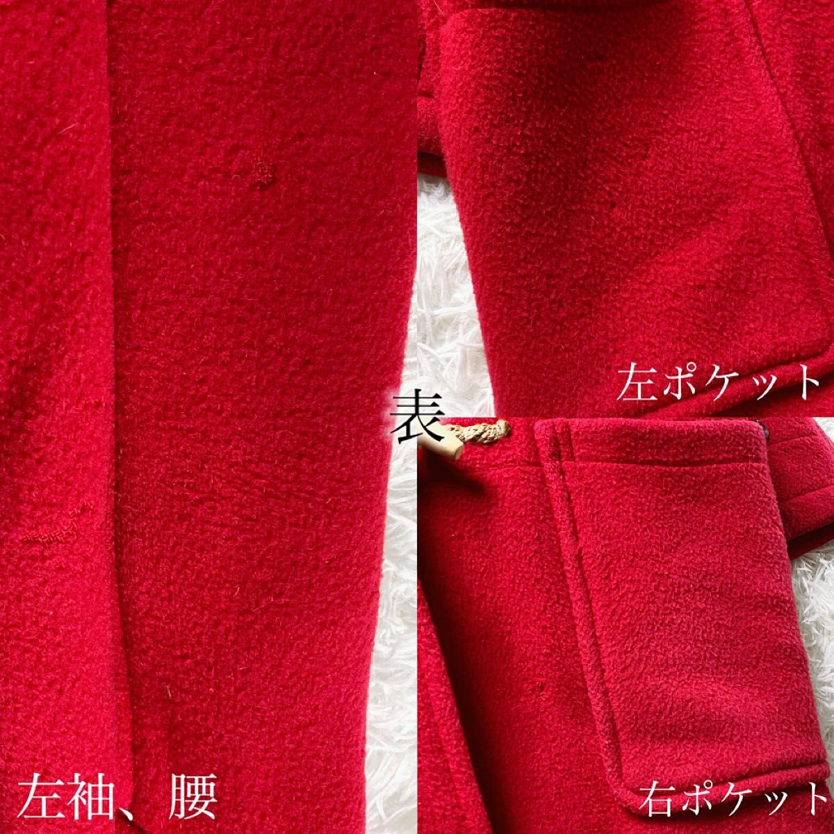 希少カラー グローバーオール ダッフルコート 赤 旧タグ 90s 白 希少カラー グローバーオール ダッフルコート 赤 旧タグ 90s 白