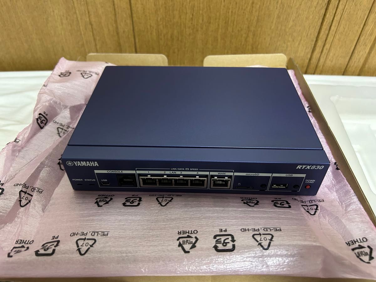 未使用に近い YAMAHA RTX830 ルータ|Yahoo!フリマ(旧PayPay 未使用に近い YAMAHA RTX830 ルータ|Yahoo!フリマ(旧PayPay