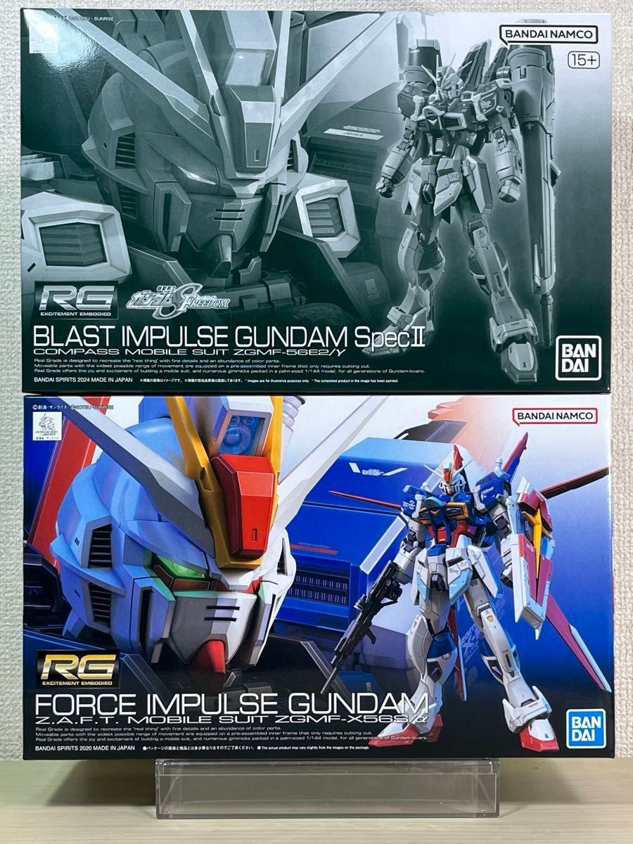 新品未開封 2機セット】RG 1/144 ブラストインパルスガンダム 新品未開封 2機セット】RG 1/144 ブラストインパルスガンダム