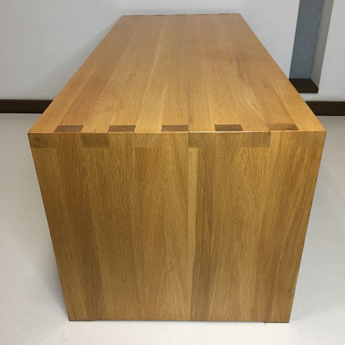 無印良品 オーク無垢材ベンチ ナチュラル (幅100㎝) コの字 無印良品 オーク無垢材ベンチ ナチュラル (幅100㎝) コの字
