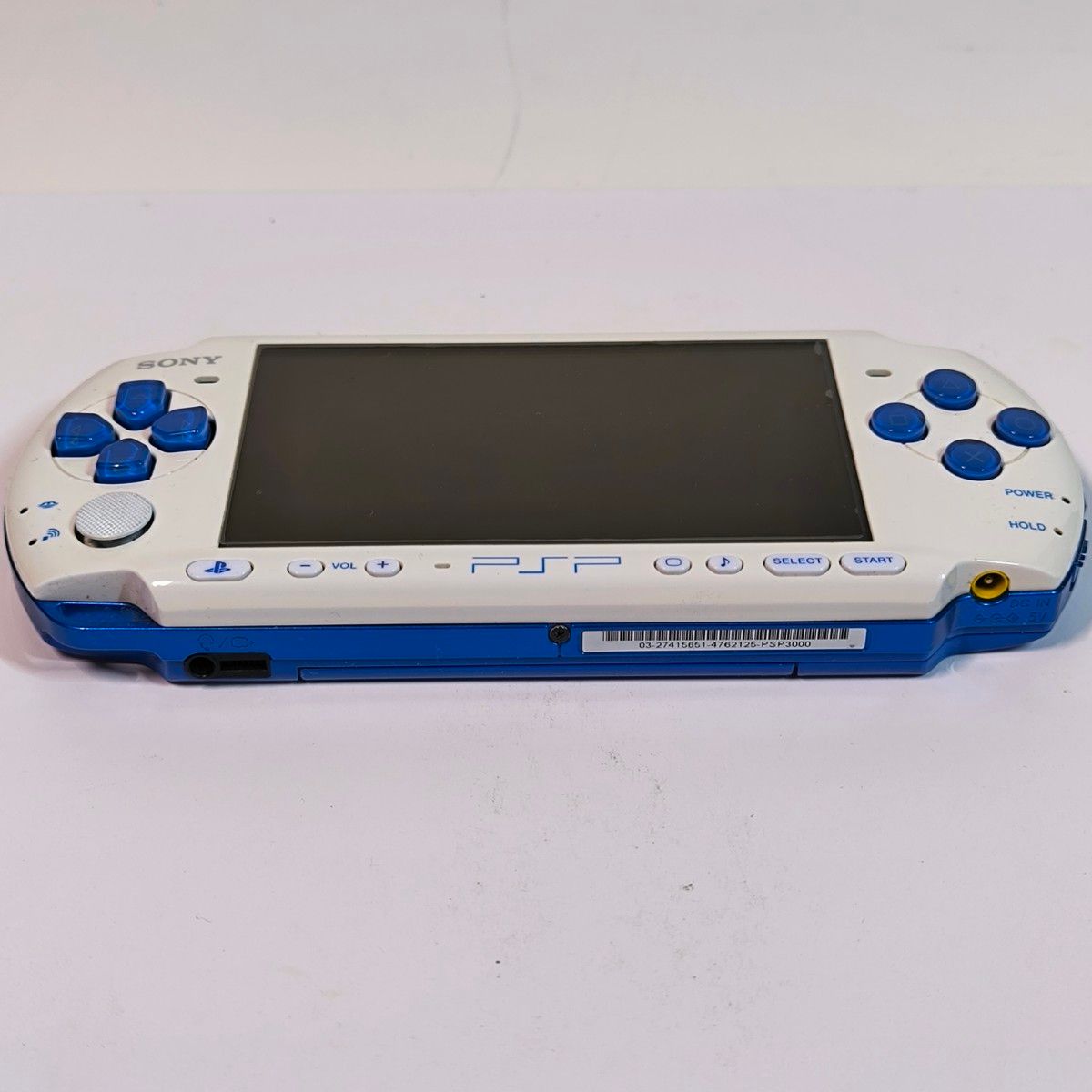 全ての SONY 美品 PSP-3000 動作 ツートン ホワイト ブルー 本体のみ PSP3000シリーズ