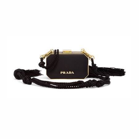 85%OFF 定価14万 PRADA プラダ タッセルミニバッグ ブラック 85%OFF 定価14万 PRADA プラダ タッセルミニバッグ ブラック