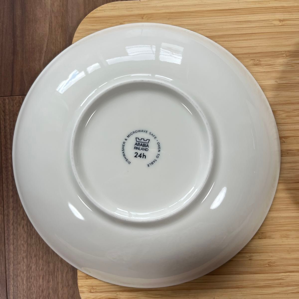 旧ロゴ 未使用 ARABIA アラビア 24h Avec アベック ブルー24cm 旧ロゴ 未使用 ARABIA アラビア 24h Avec アベック ブルー24cm