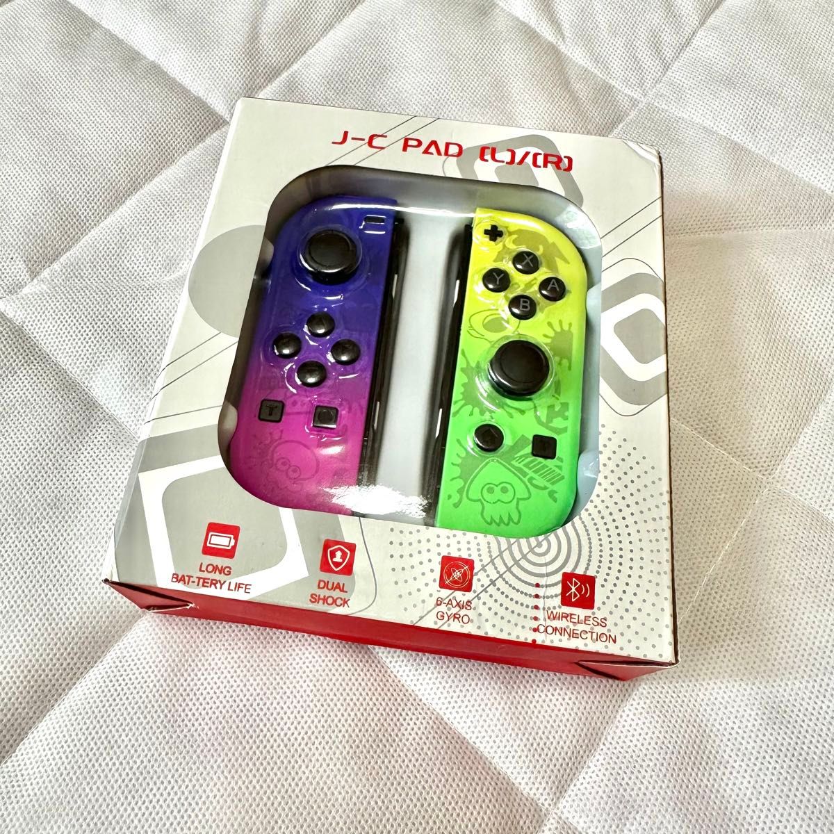 新品 スプラトゥーン 光るジョイコン Switch カスタム 互換 代替 新品 スプラトゥーン 光るジョイコン Switch カスタム 互換 代替