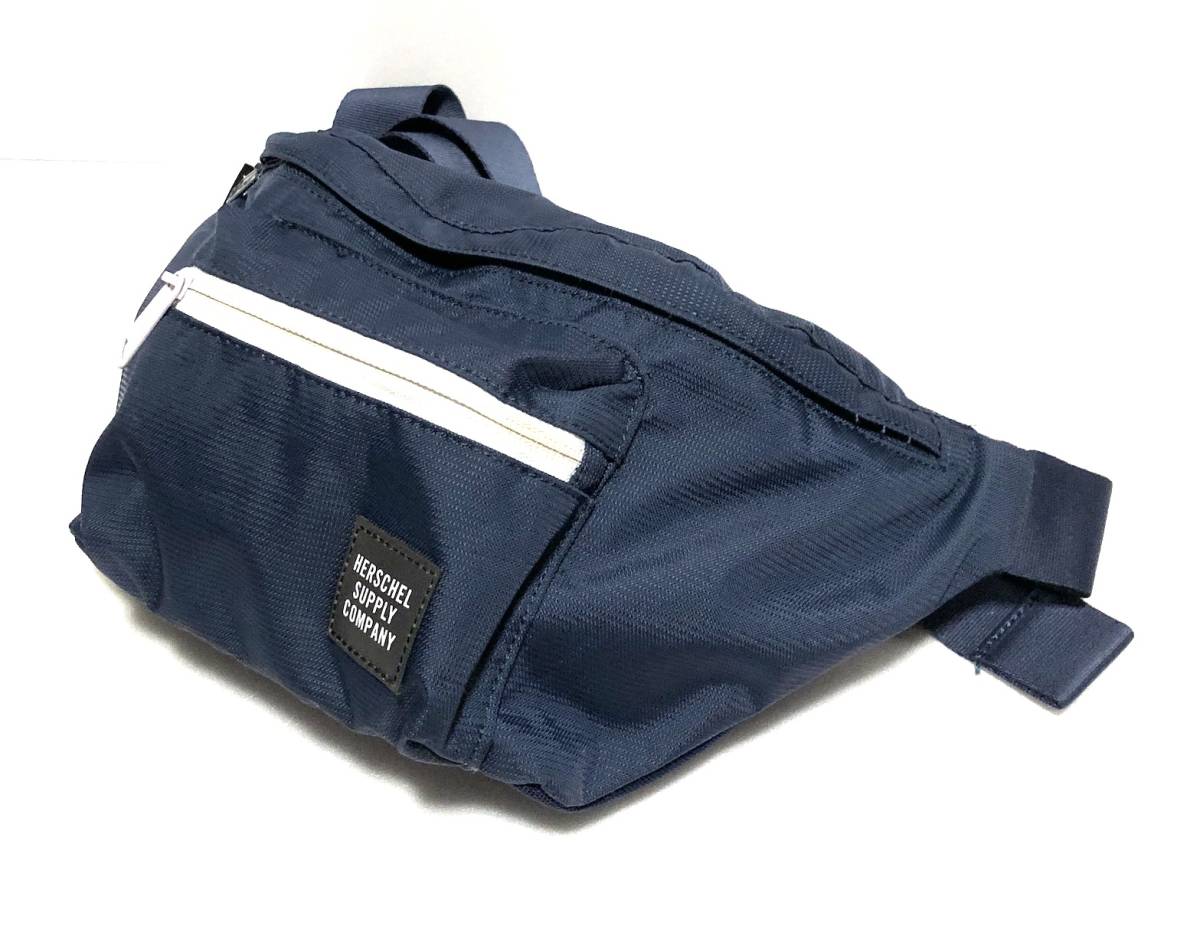 HERSCHEL×BEAUTY&YOUTH コラボ ウエストバッグ NVY ネイビー ボディバッグ ハーシェル ビューティーアンドユース 909148_画像2