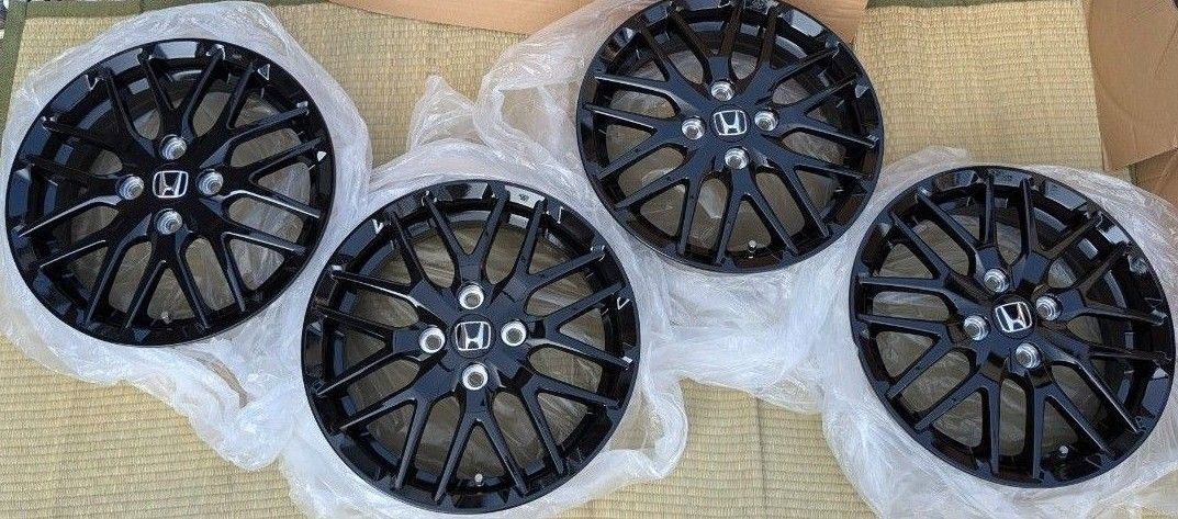 A】ホンダ NBOX カスタム純正アルミホイール スタイルブラック A】ホンダ NBOX カスタム純正アルミホイール スタイルブラック