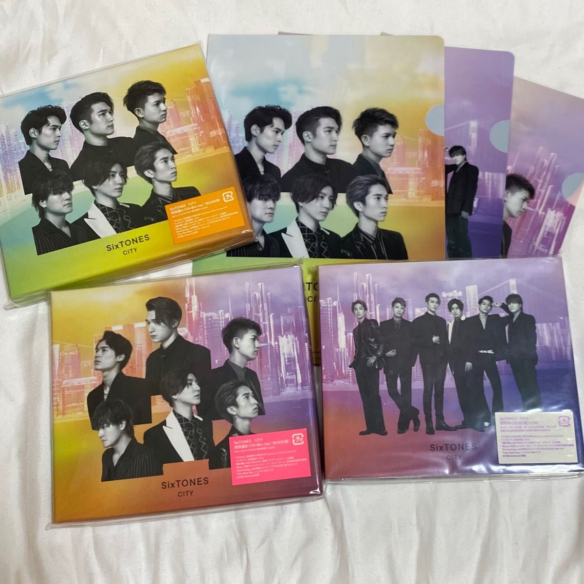 美品 】【初回購入時特典付き】SixTONES アルバム 全形態 まとめ 美品 】【初回購入時特典付き】SixTONES アルバム 全形態 まとめ