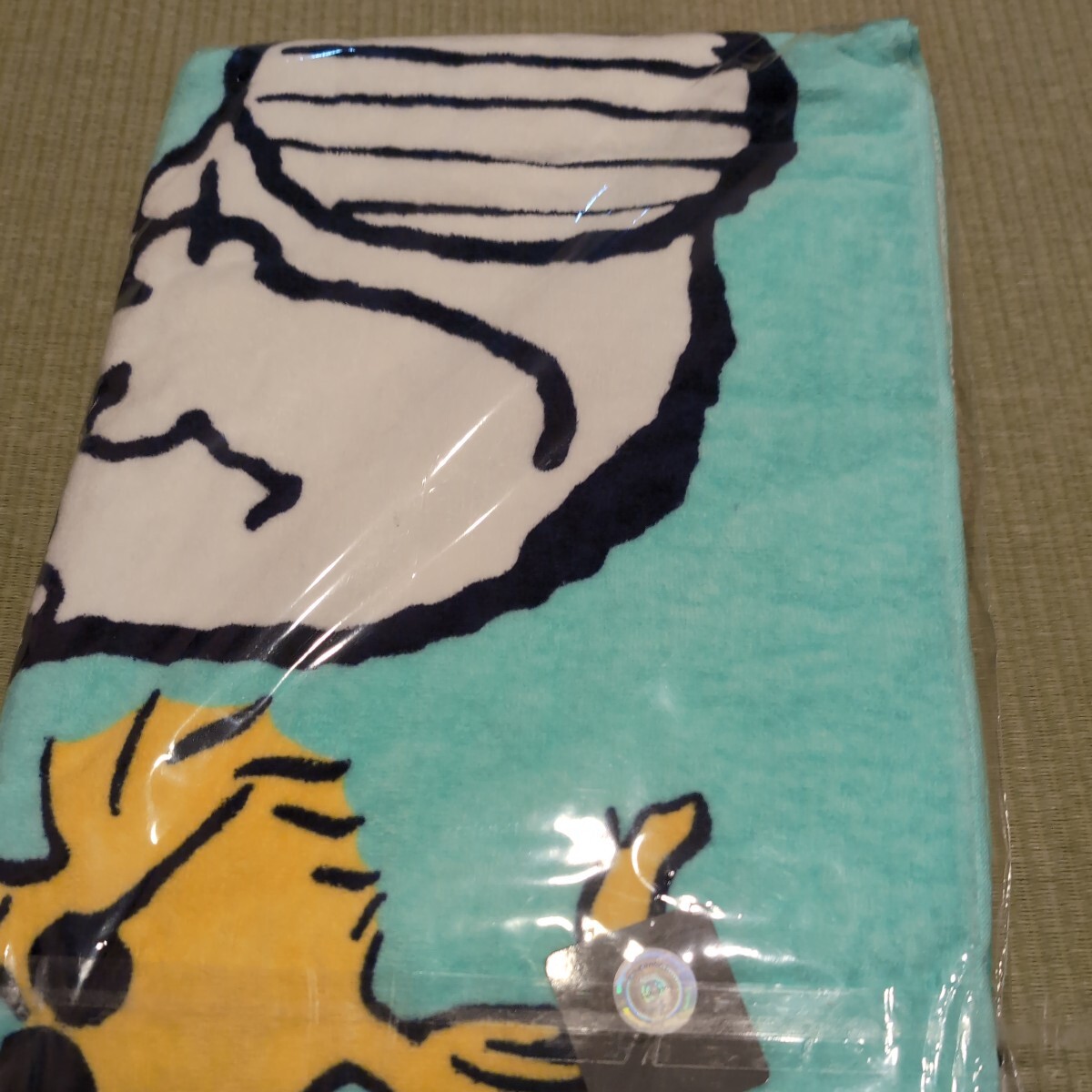  Snoopy SNOOPY* jumbo банное полотенце 75×150cm mint green 