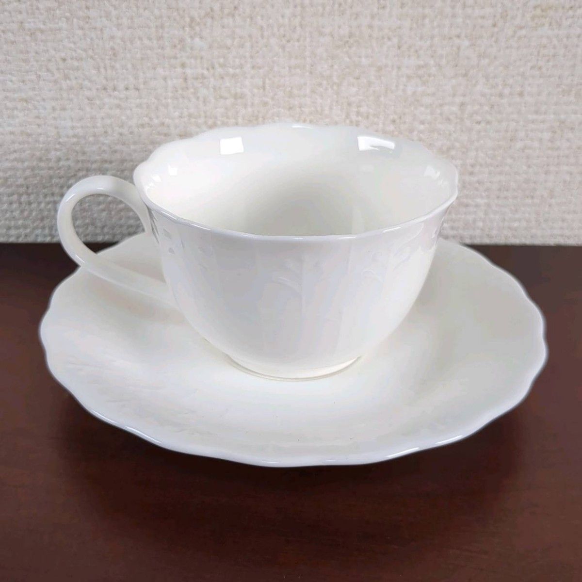 お値下 【 美品 】 ノリタケ 白 ティーカップ 5客 お値下 【 美品 】 ノリタケ 白 ティーカップ 5客