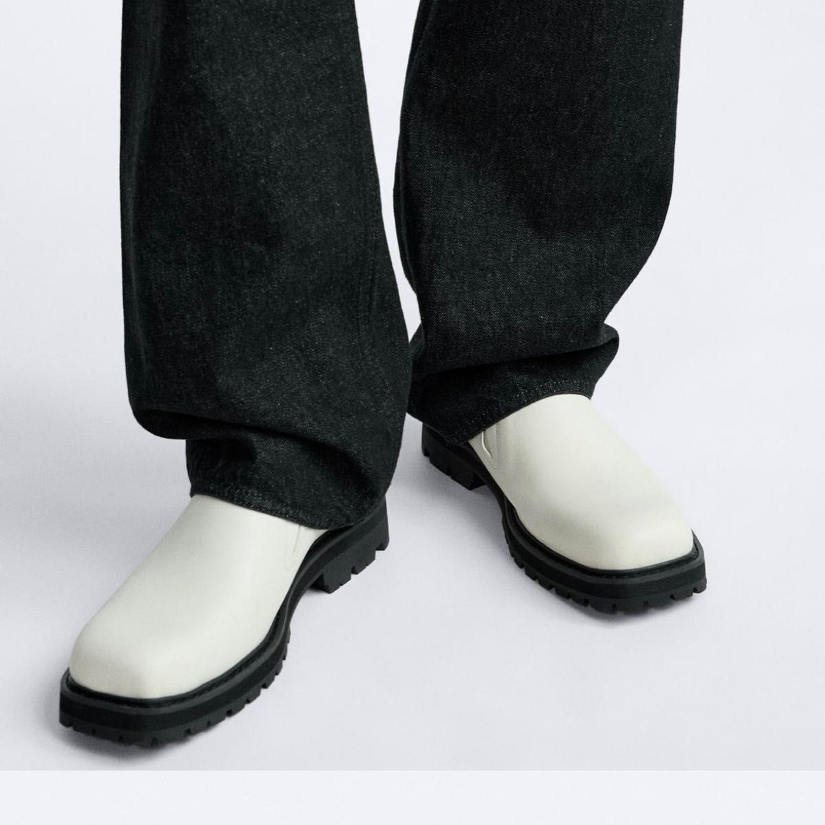 ZARA スタジオ ニコルソン VIBRAM ビブラム レザーローファー 43 ZARA スタジオ ニコルソン VIBRAM ビブラム レザーローファー 43