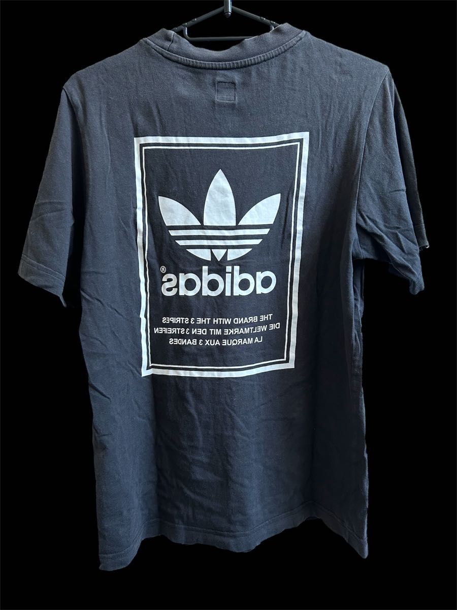 adidas Originals 関税込 ブームボックス Tシャツ オールドアディダスadidas Tシャツ トレフォイル ボックスロゴ