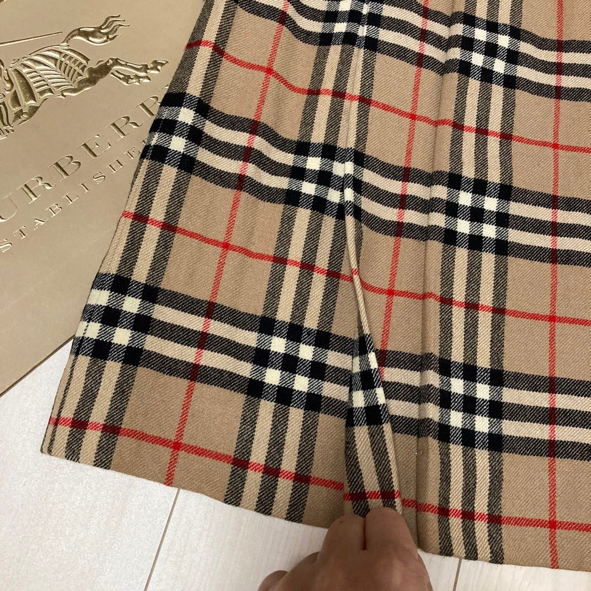 BURBERR バーバリープリーツスカート 希少品 バーバリースカート BURBERR バーバリープリーツスカート 希少品 バーバリースカート