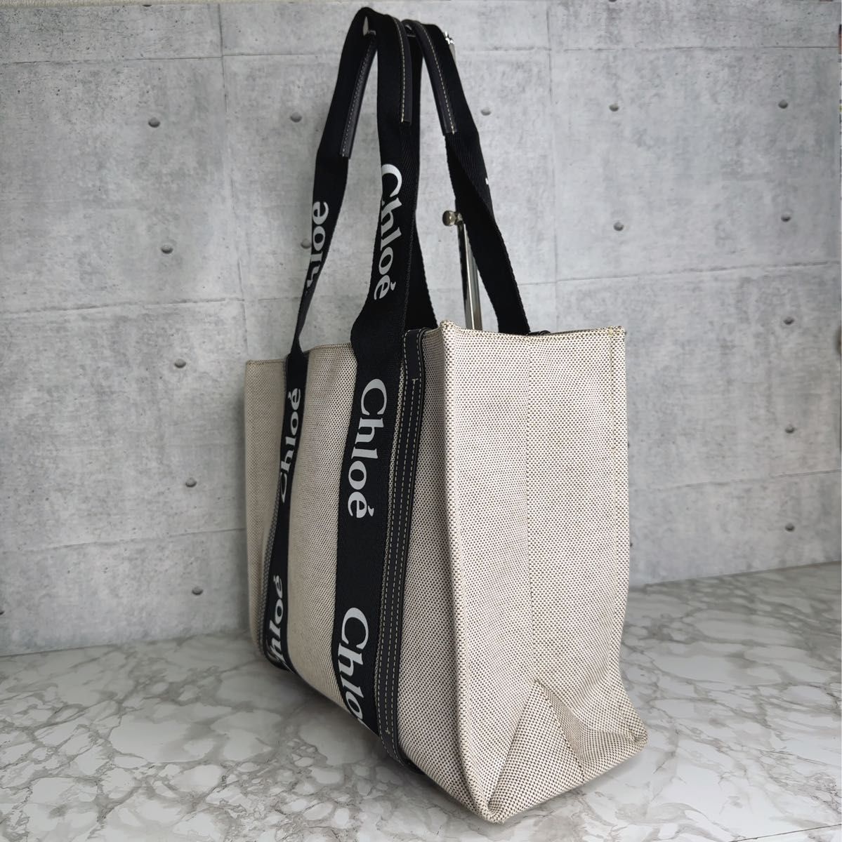 美品 Chloe クロエ ウッディ トートバッグ ショルダーバッグ 美品 Chloe クロエ ウッディ トートバッグ ショルダーバッグ