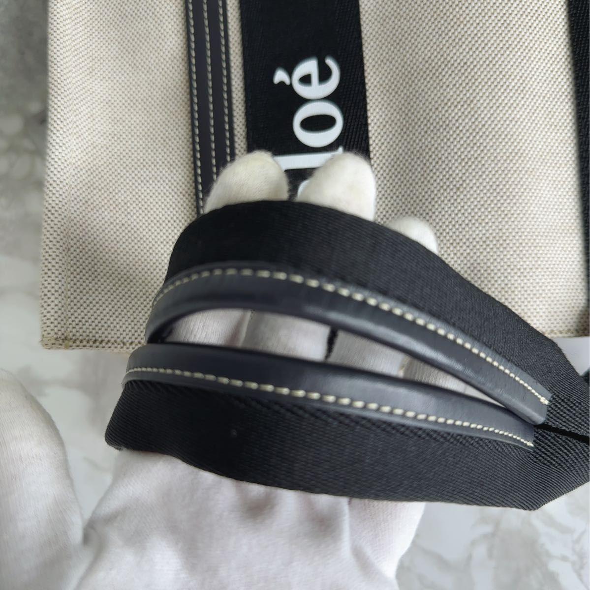 美品 Chloe クロエ ウッディ トートバッグ ショルダーバッグ 美品 Chloe クロエ ウッディ トートバッグ ショルダーバッグ