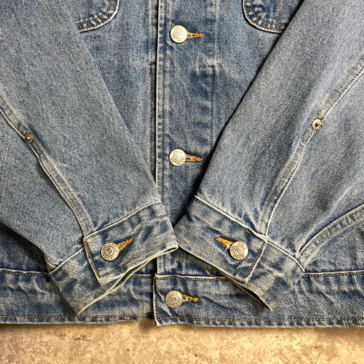 極美品】POLO JEANS ラルフローレン デニム ジャケット Gジャン 極美品】POLO JEANS ラルフローレン デニム ジャケット Gジャン