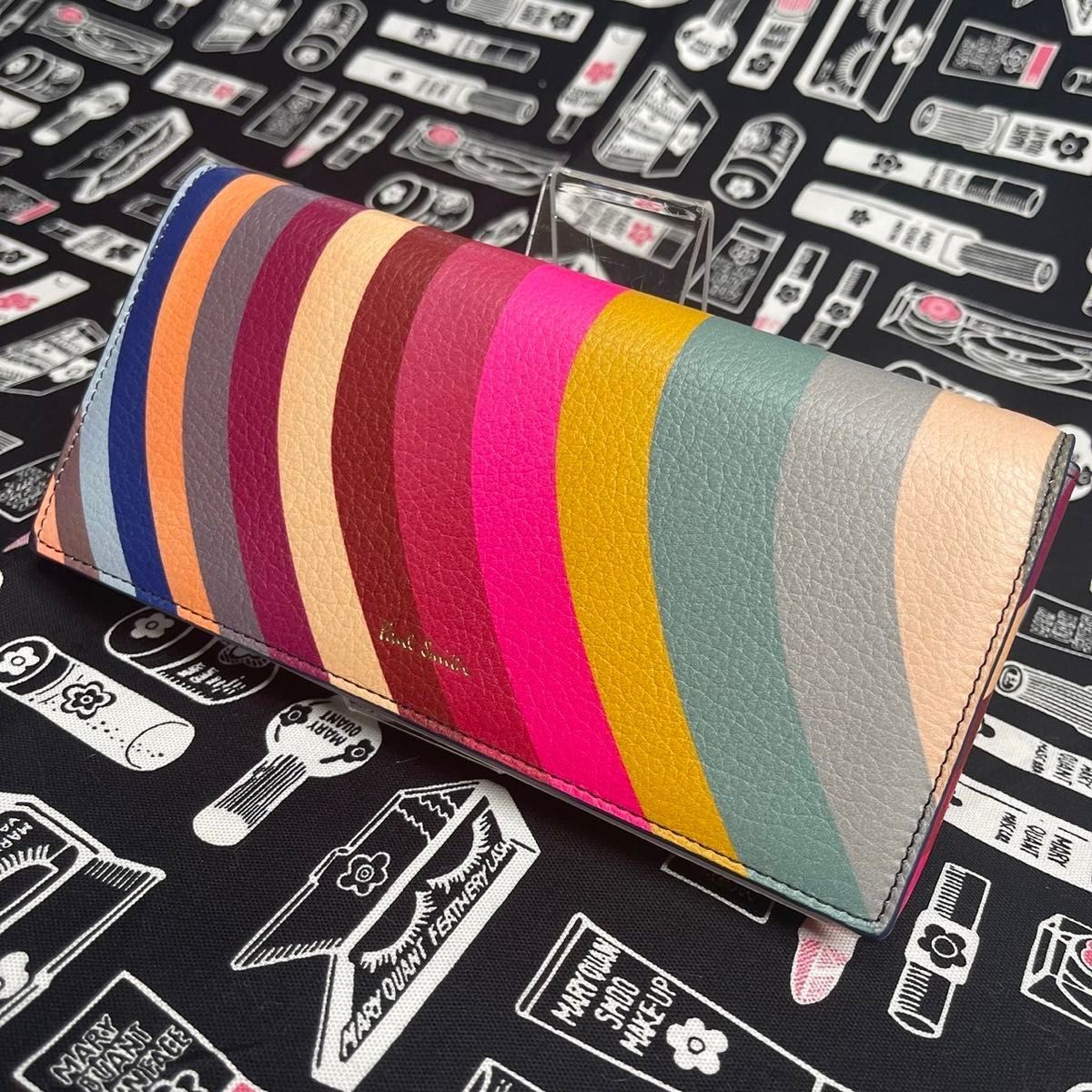 未使用品》希少 ポールスミス 長財布 スワールストライプ マルチ 未使用品》希少 ポールスミス 長財布 スワールストライプ マルチ