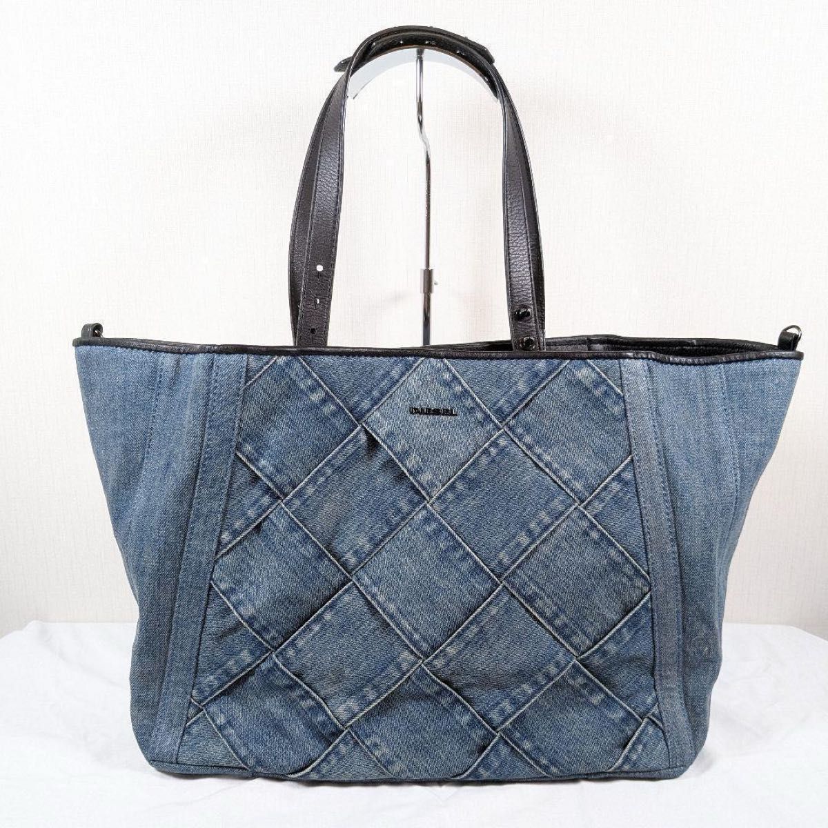 新品】DIESEL デニム トートバッグ 持ち手サイズ調節可能【訳 新品】DIESEL デニム トートバッグ 持ち手サイズ調節可能【訳