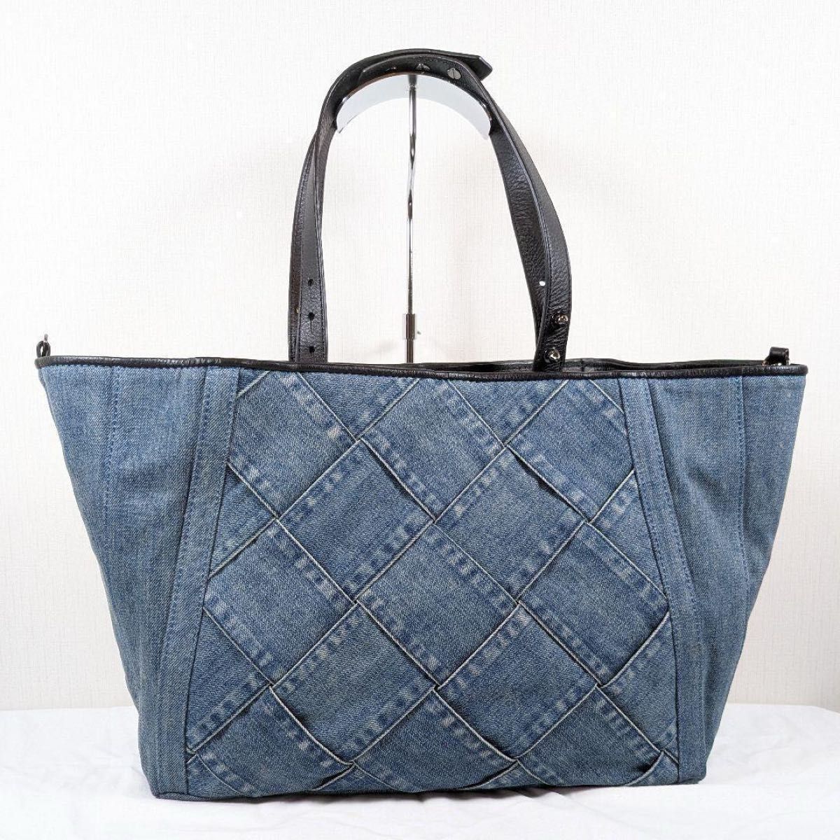 新品】DIESEL デニム トートバッグ 持ち手サイズ調節可能【訳 新品】DIESEL デニム トートバッグ 持ち手サイズ調節可能【訳