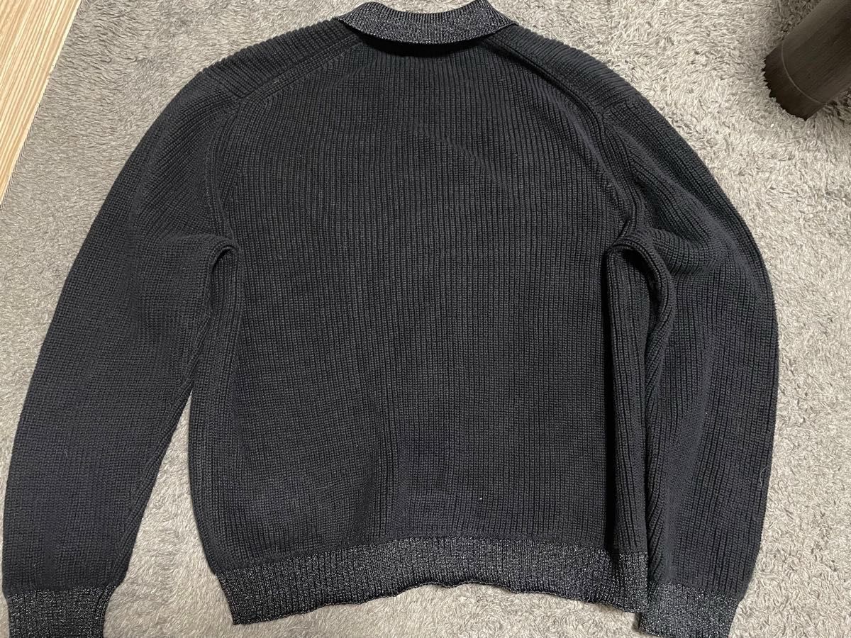 TTT MSW 24SS Lame Zip Up Cardigan サイズMティーモダン TTT MSW 24SS Lame Zip Up Cardigan サイズMティーモダン