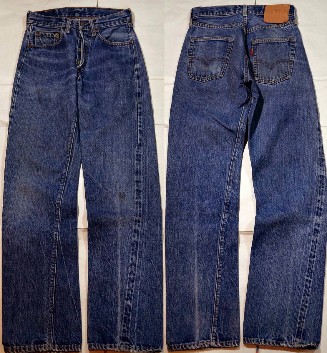 h541/LEVIS501ビッグＥ ヴィンテージ 色落ち抜群 60's 程度良_画像1