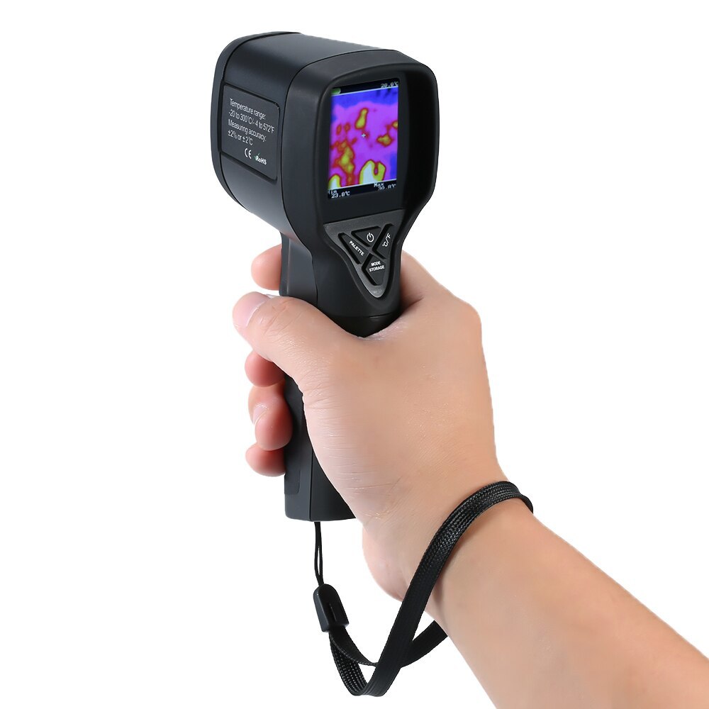  Professional . image . Mini liquid crystal digital hand-held . image camera infra-red rays thermometer 