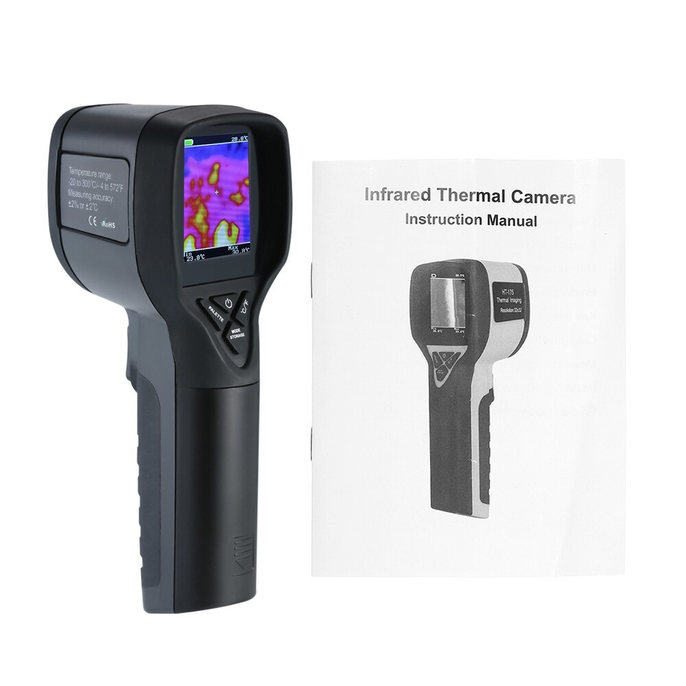  Professional . image . Mini liquid crystal digital hand-held . image camera infra-red rays thermometer 