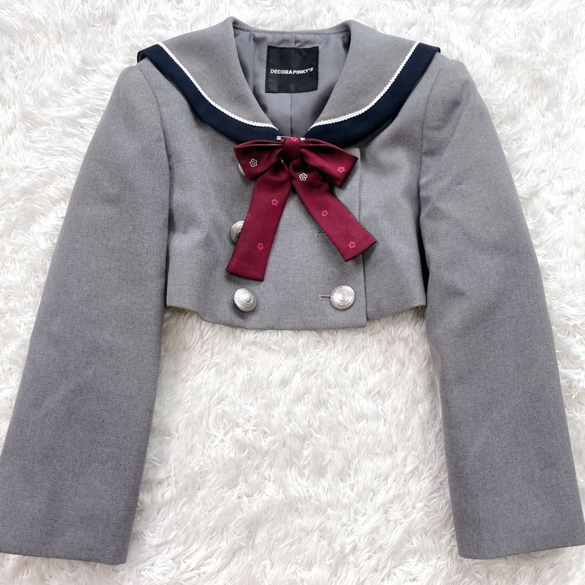 美品 デコラピンキーズ 120cm フォーマル 女の子 セーラー 美品 デコラピンキーズ 120cm フォーマル 女の子 セーラー