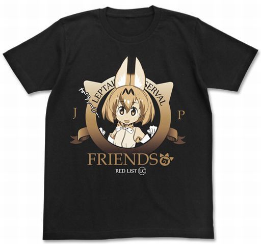 サーバル Tシャツ ブラック Lサイズ けものフレンズ コスパ イベント限定品 たつき_画像1