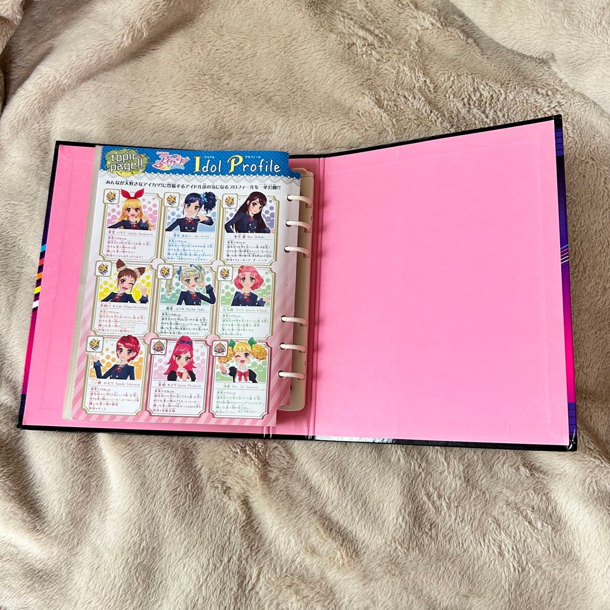 データカードダス アイカツ オフィシャルバインダー スイング データカードダス アイカツ オフィシャルバインダー スイング