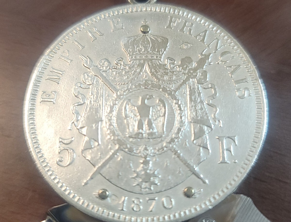 ナポレオン 3世 Ⅲ世 EMPEREUR A BARRE EMPIRE FRANCAIS 5 F ナポレオン 3世 Ⅲ世 EMPEREUR A BARRE EMPIRE FRANCAIS 5 F