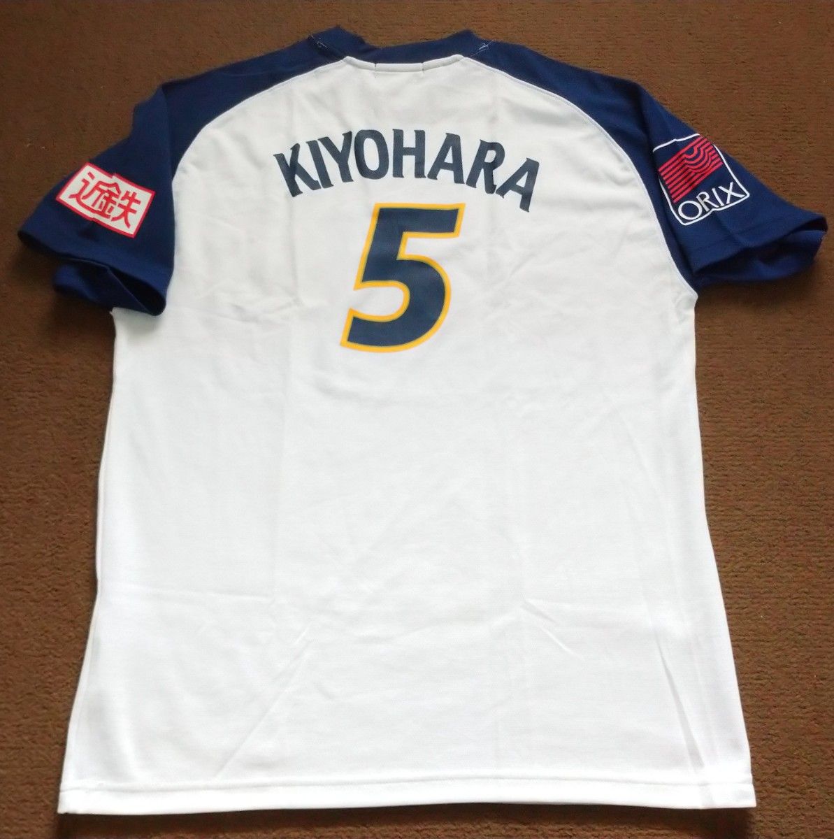 オリックスバファローズ 清原和博 ユニフォーム型 シャツ背番号5 オリックスバファローズ 清原和博 ユニフォーム型 シャツ背番号5