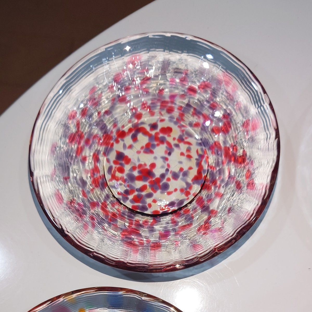 津軽びいどろ 色色豆皿 菜の花 | 黄色のおしゃれなガラスの小皿