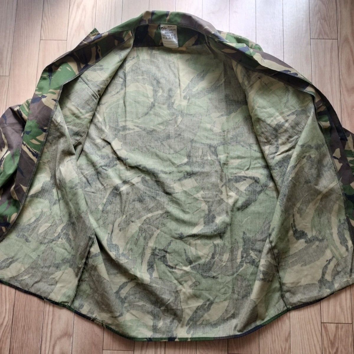 オランダ軍 実物 ミリタリージャケット BDU コンバットシャツ 迷彩服