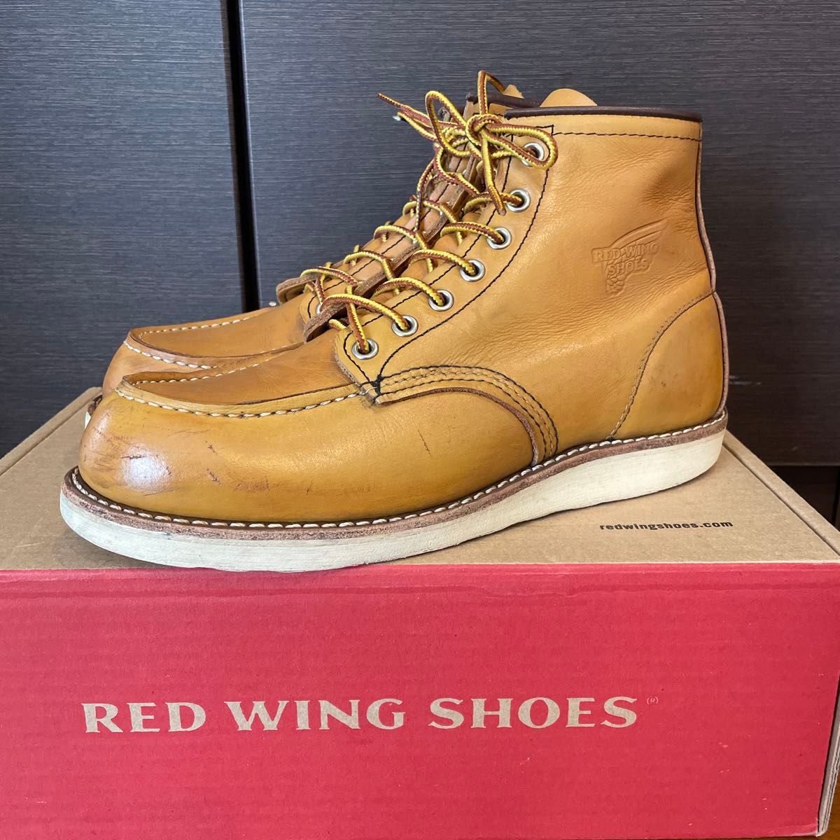 廃盤レア品11年8D】レッドウィング8140メイズマスタング RED 廃盤レア品11年8D】レッドウィング8140メイズマスタング RED