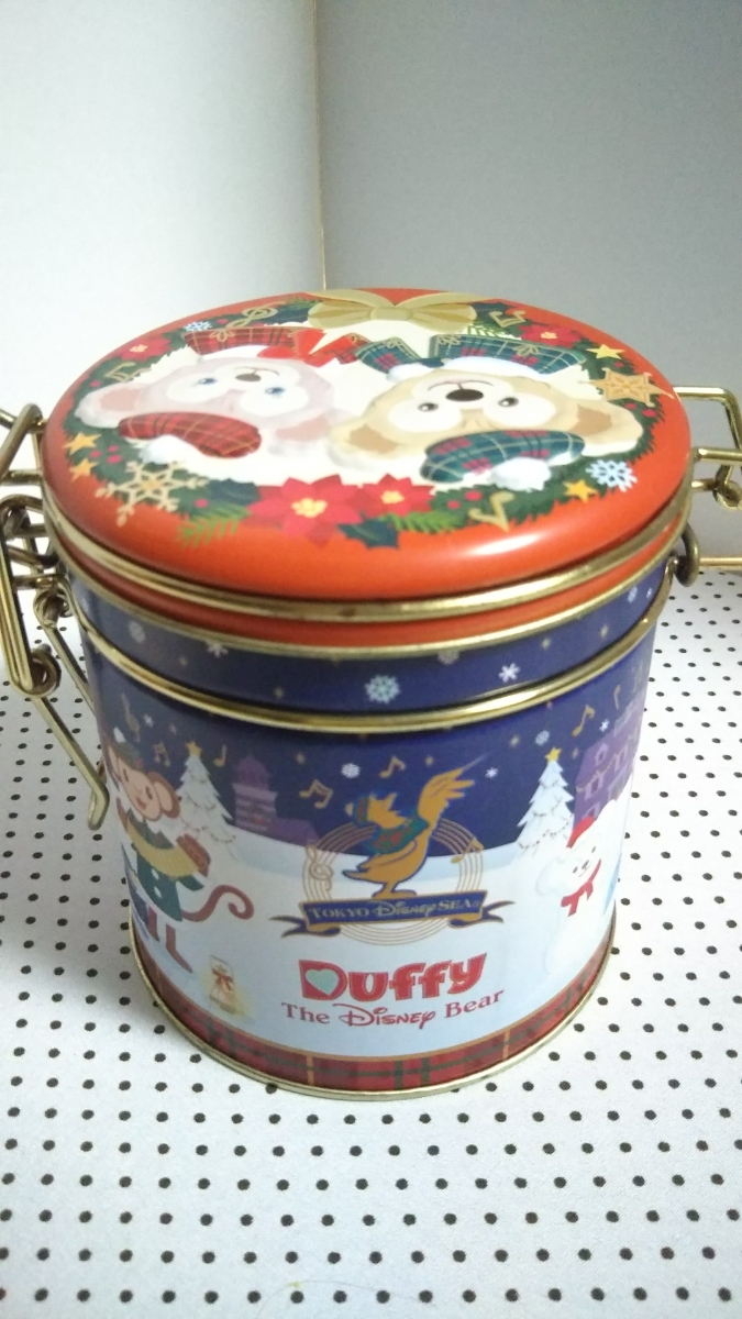 東京ディズニーシー☆ダッフィー クリスマス 紅茶 キャニスター 缶 シェリーメイ _画像2