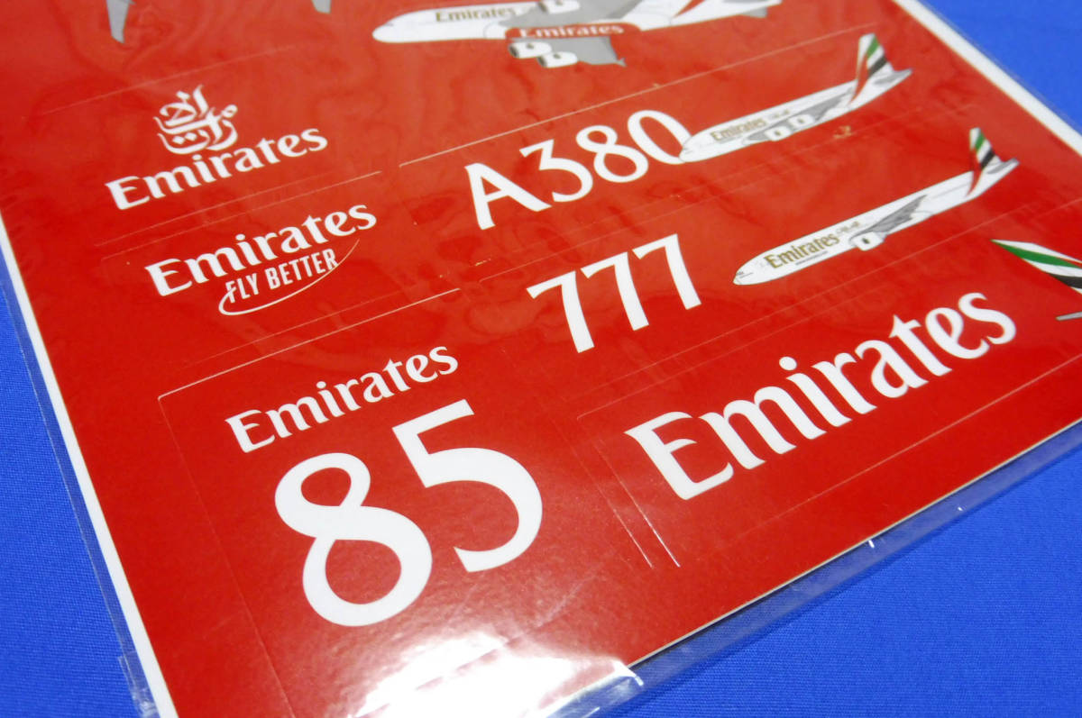 ヤフオク エミレーツ航空 純正ステッカー Emirates公式 A3