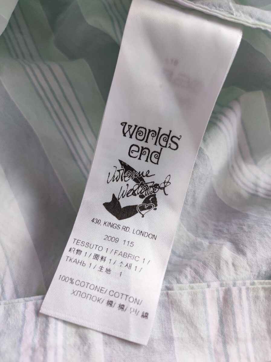 WORLDS END×Vivienne Westwood パイレーツシャツ ロングシャツ WORLDS END×Vivienne Westwood パイレーツシャツ ロングシャツ