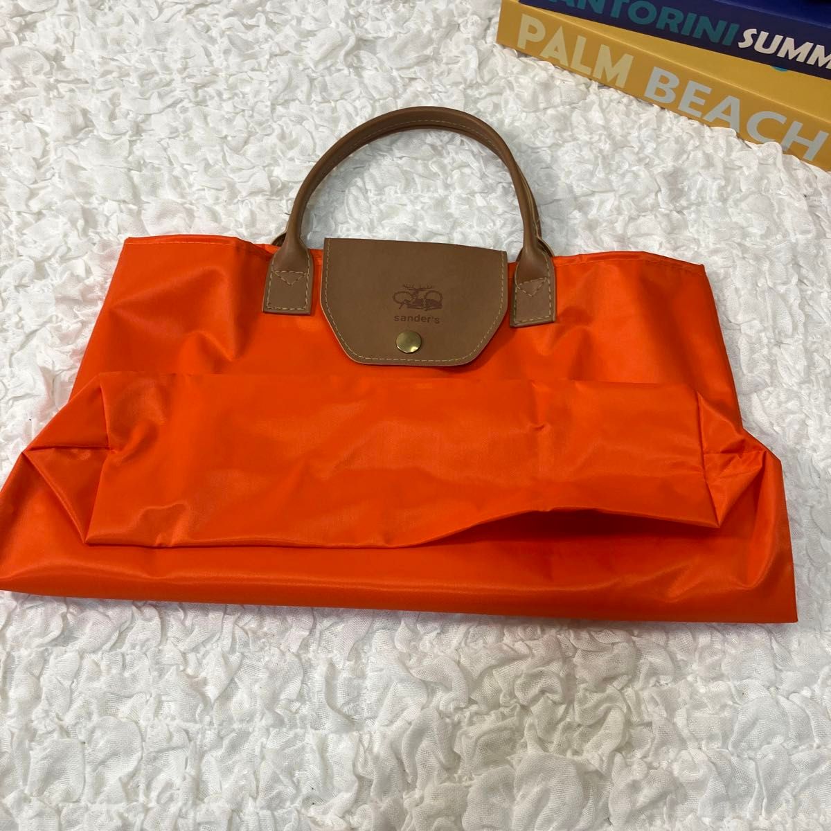 美品》sander's サンダースバッグ 折り畳みトートバック 美品》sander's サンダースバッグ 折り畳みトートバック