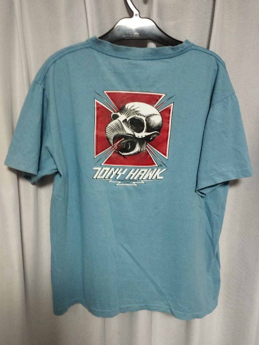 90s POWELL トニーホーク パウエルTONY HAWK ヴィンテージ T 90s POWELL トニーホーク パウエルTONY HAWK ヴィンテージ T