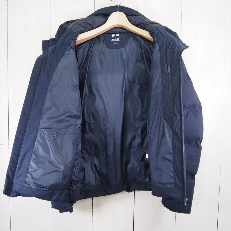 ユニクロ UNIQLO シームレスダウンパーカ メンズ M ネイビー/311 ユニクロ UNIQLO シームレスダウンパーカ メンズ M ネイビー/311