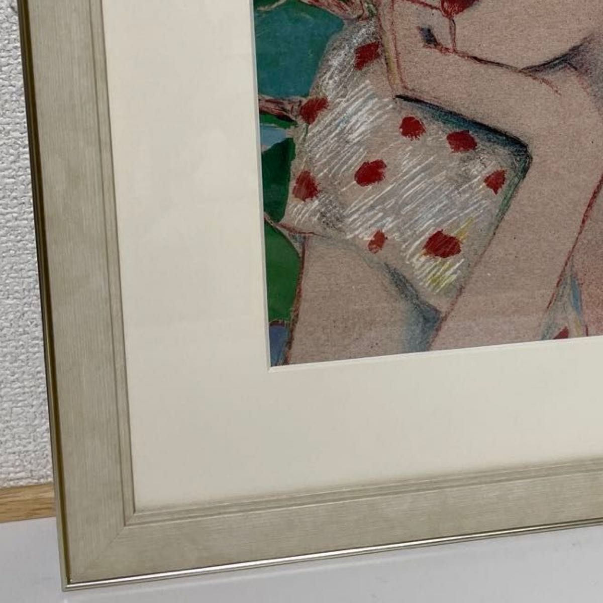 J P カシニョール リトグラフ 甘い誘惑 額装40 7×38 作品 J P カシニョール リトグラフ 甘い誘惑 額装40 7×38 作品
