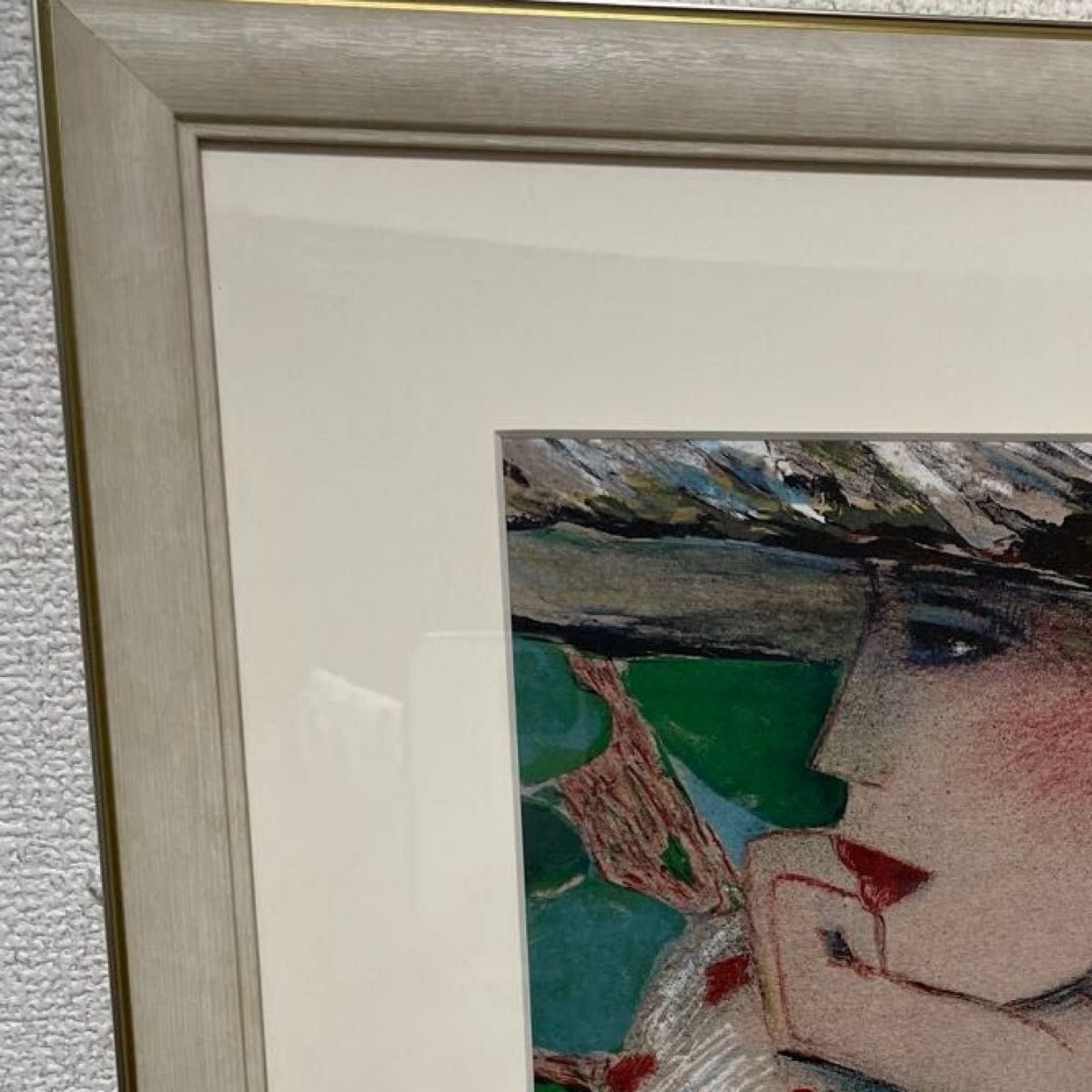 J P カシニョール リトグラフ 甘い誘惑 額装40 7×38 作品 J P カシニョール リトグラフ 甘い誘惑 額装40 7×38 作品