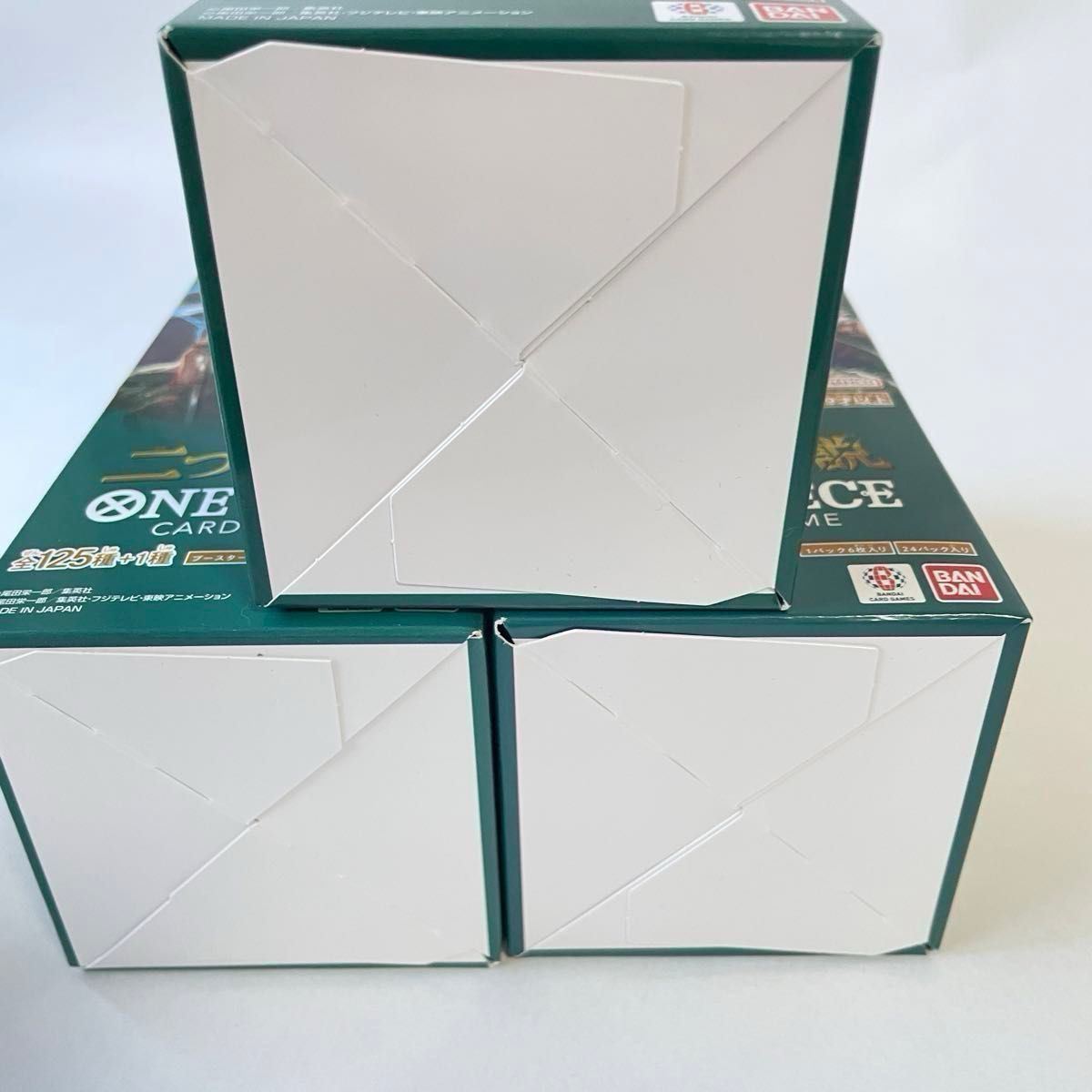 新品未開封 テープ付きワンピースカードゲーム 二つの伝説 3BOX 新品未開封 テープ付きワンピースカードゲーム 二つの伝説 3BOX