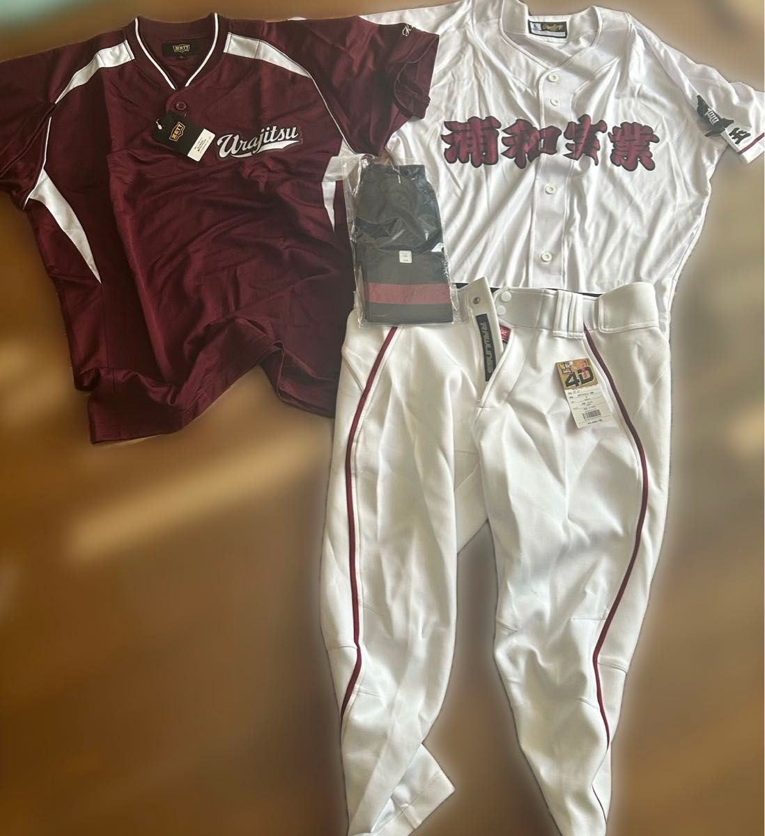 埼玉県・浦和実業高校野球部 軟式野球部 ユニフォーム Lサイズ 1 埼玉県・浦和実業高校野球部 軟式野球部 ユニフォーム Lサイズ 1