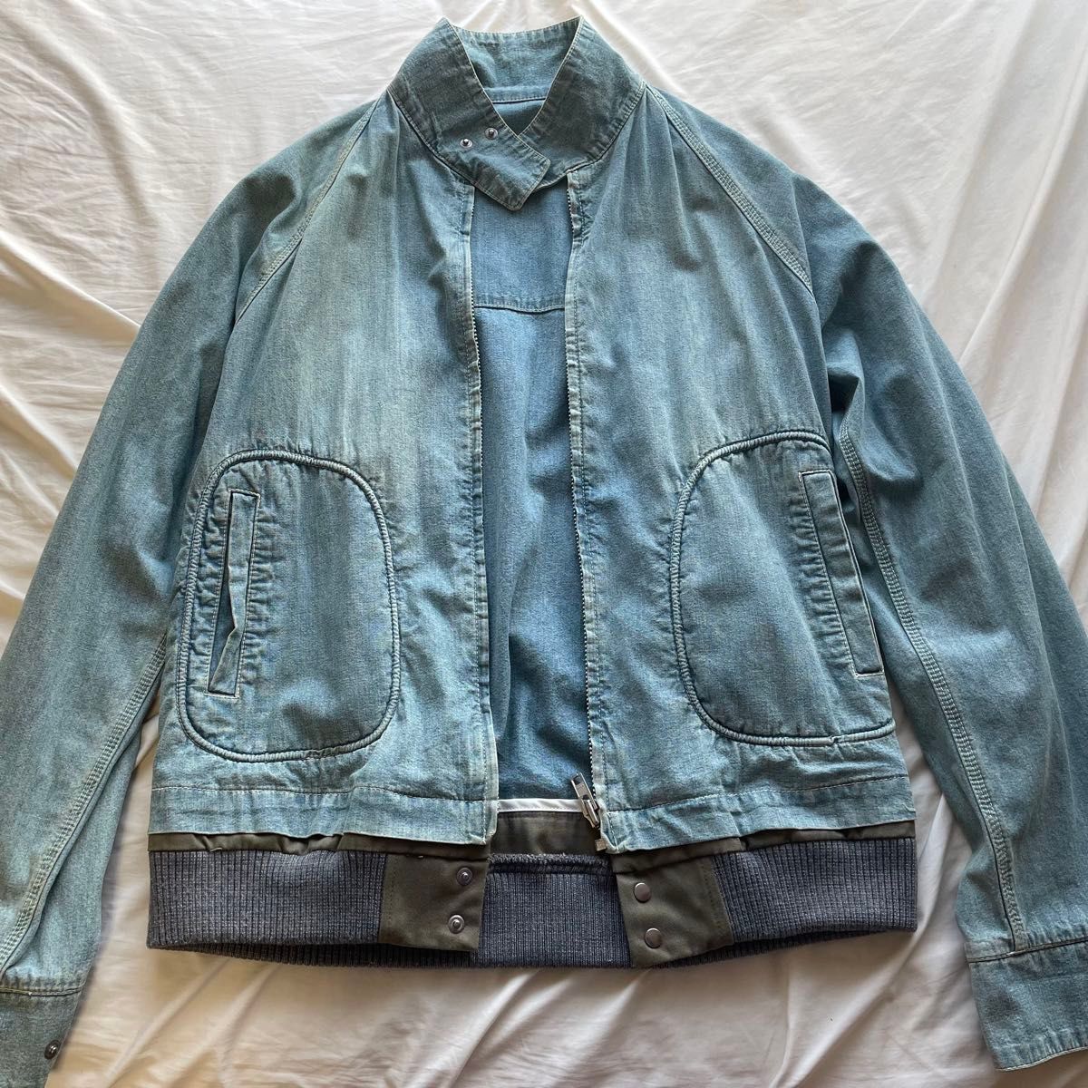 セット販売 Sacai デニム ドッキングジャケット&ベスト セット販売 Sacai デニム ドッキングジャケット&ベスト