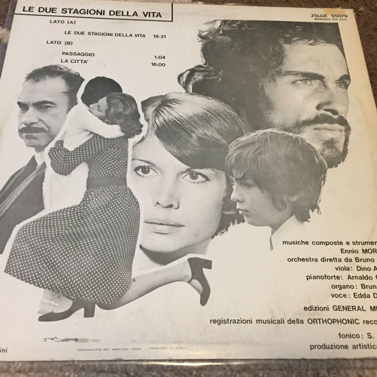 LP!　LE DUE STAGIONI DELLA VITA（エンニオ・モリコーネ/イタリア盤）_画像4