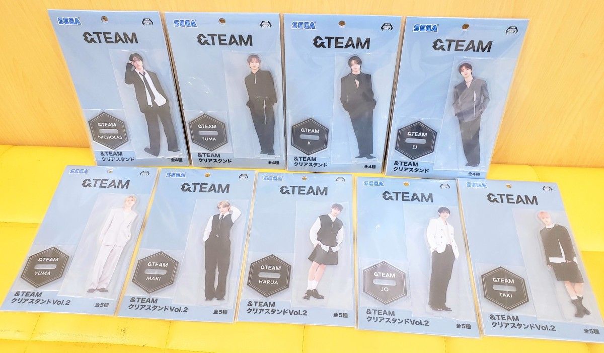 &TEAM アクリルスタンド 全9種 セット コンプリート &TEAM アクリルスタンド 全9種 セット コンプリート